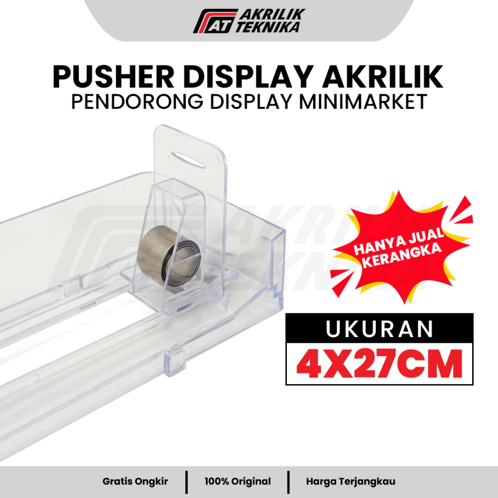 Pusher Rokok Akrilik / Rak Rokok Minimarket / Cigarettes Acrylic