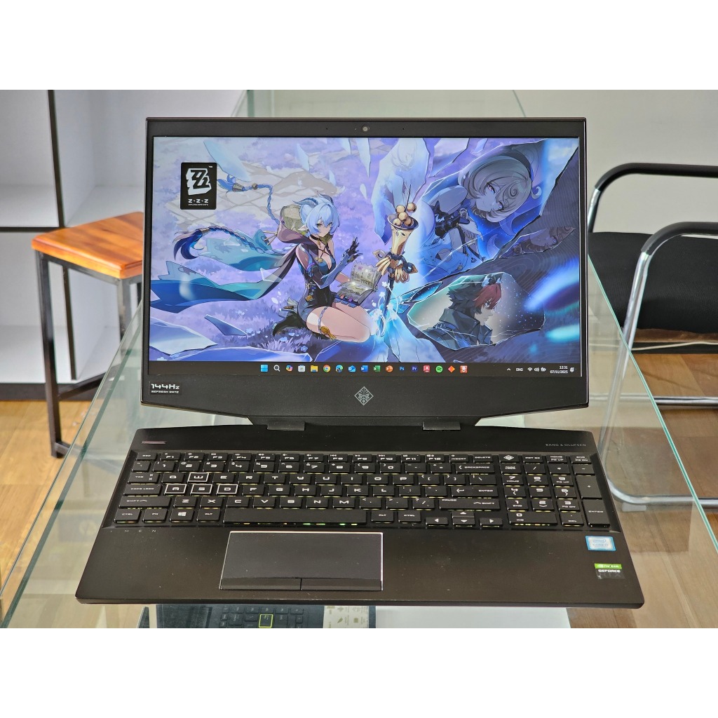 HP OMEN 15 intel Core i7 Gen 9 Ram 16 GB SSD 1.5 TB Nvidia RTX 2060 144 Hz Gaming dan Desain Grafis 