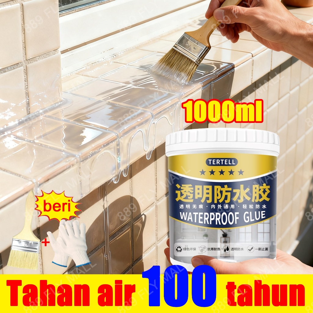 lem bening transparan Lem transparan anti bocor anti air lem tembok retak anti bocor Toilet/kolam re