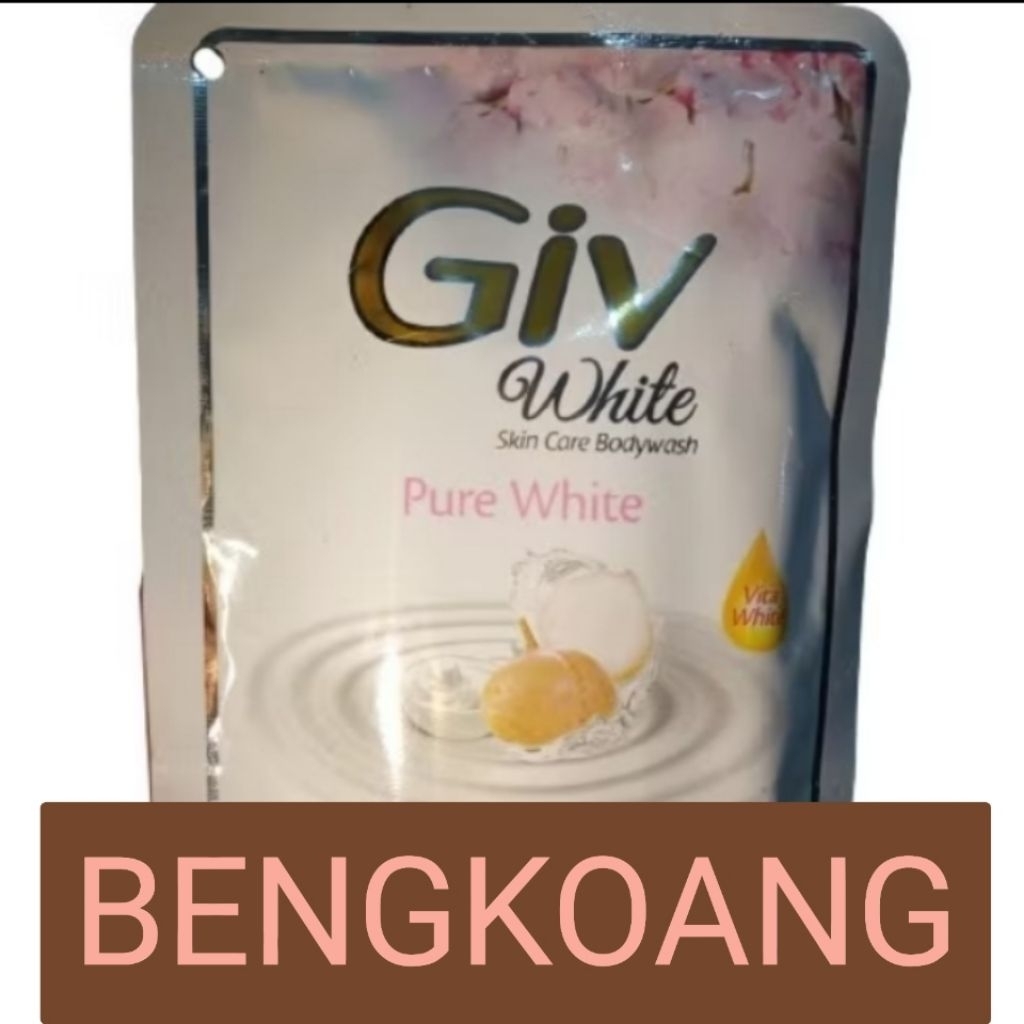 SABUN MANDI GIV CAIR 60ml WHITE SKIN CARE PERAWATAN TUBUH KECANTIKAN BODY WASH GIVE BEAUTY BAR WHITE