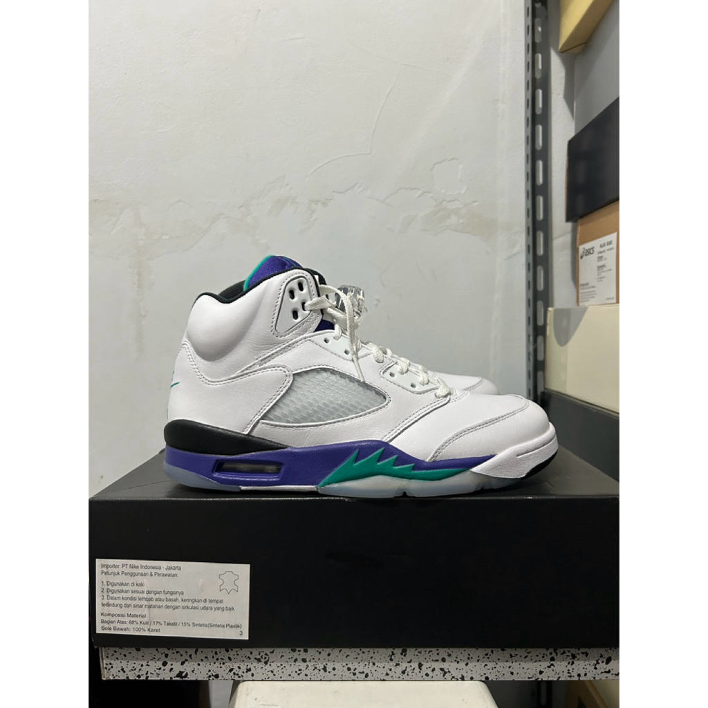 Nike air jordan 5 grape (100% authentic)