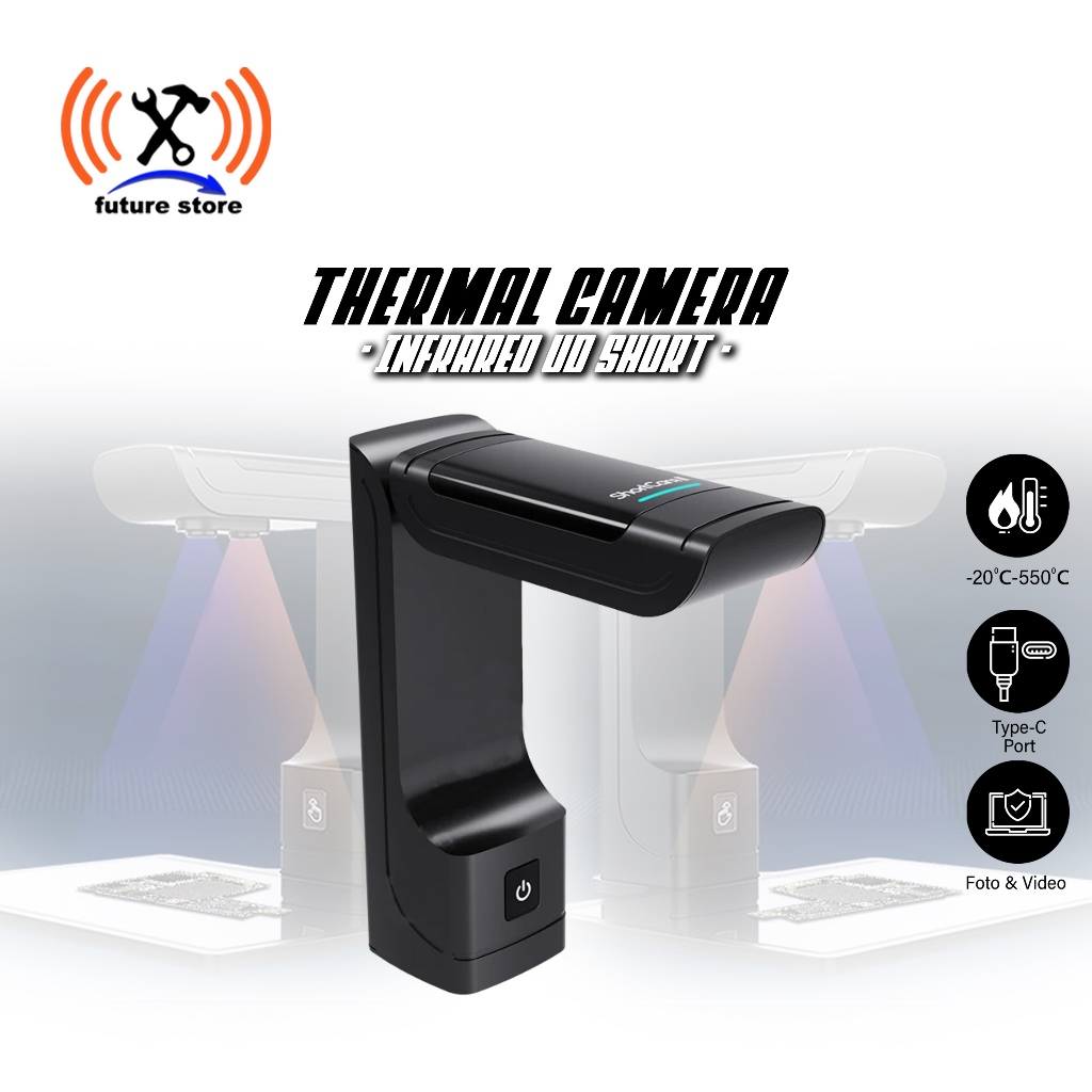 THERMAL CAMERA INFRARED UD SHORT CAM II ORIGINAL - ShotCam Thermal Camera - Detektor Korsleting PCB 
