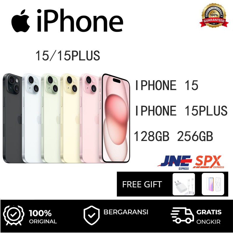 HP APPLE IPHONE 15 | 15+ PLUS [128GB] SERIES SECOND ORIGINAL MULUS FULLSET