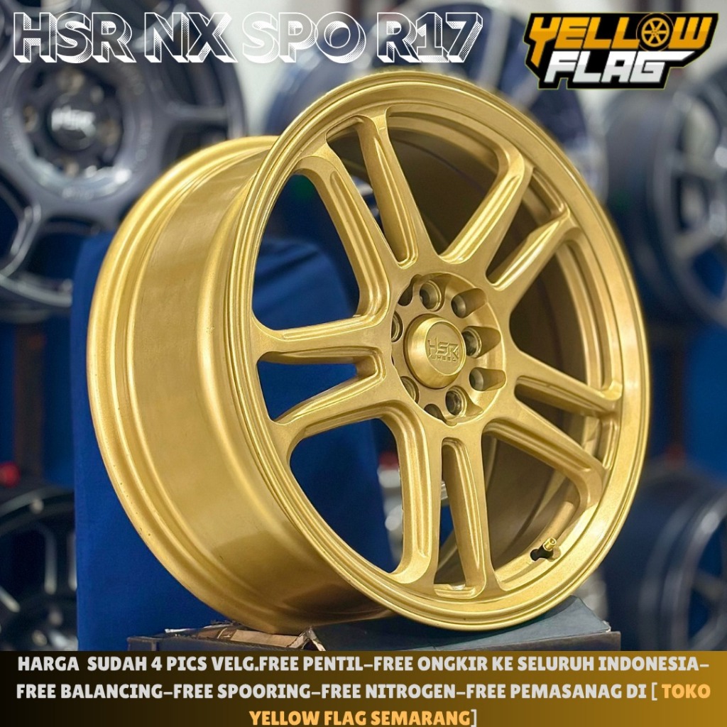 Promo velg mobil ring 17 model bintang untuk avanza xenia terbaru yaris croos altis hsr nx spo r17