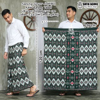 sarung goyor rayon halus nyaman dipakai