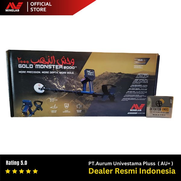 Metal Detektor Minelab Gold Monster 2000 RESMI - Metal Detector GM2000 - Metal Detektor Minelab GM 2