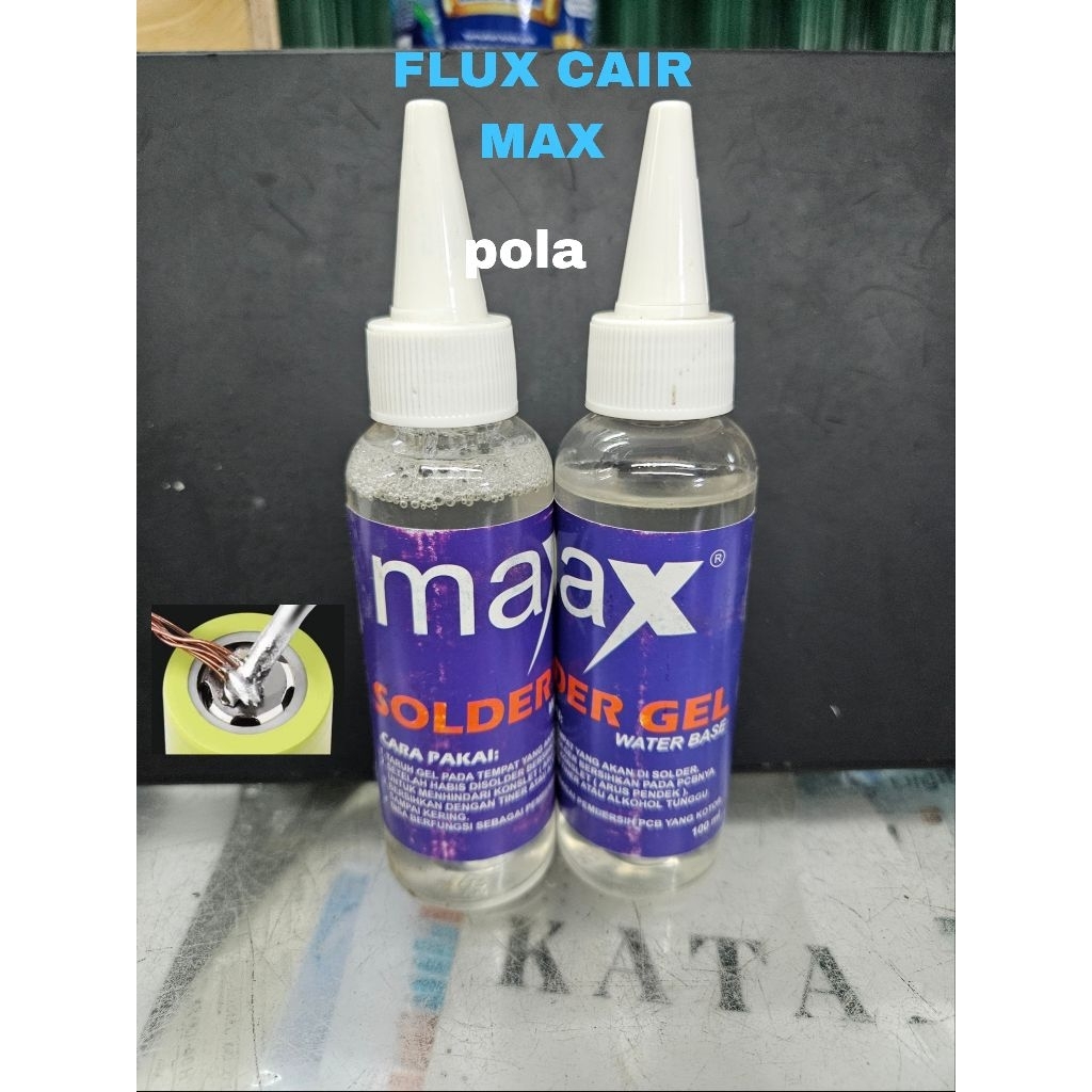 FLUX CAIR FLUX SOLDER STAINLESS STEEL BATERAI NIKEL KUNINGAN TEMBAGA BESI BEARING SOLDER
