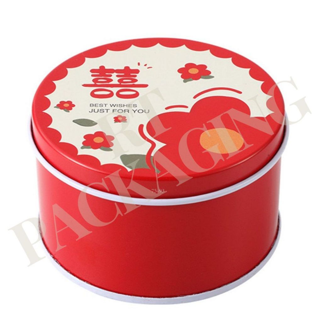 [RT PACKAGING] Kaleng Permen Souvenir Wedding |  Kaleng Permen Sangjit | Tempat Permen Sangjit | Pac