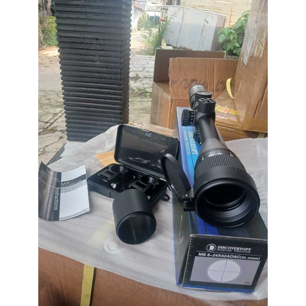 Teleskop Discovery 6-24x42 AOAC Lensa Jernih
