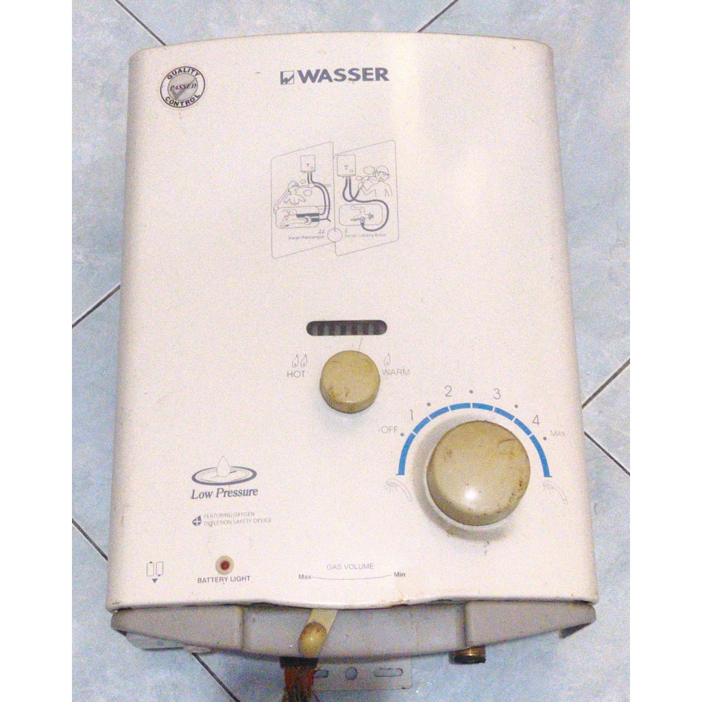 Wasser Water Heater LPG Pemanas Air mandi Pemanas Air Shower Air Panas Mandi air panas