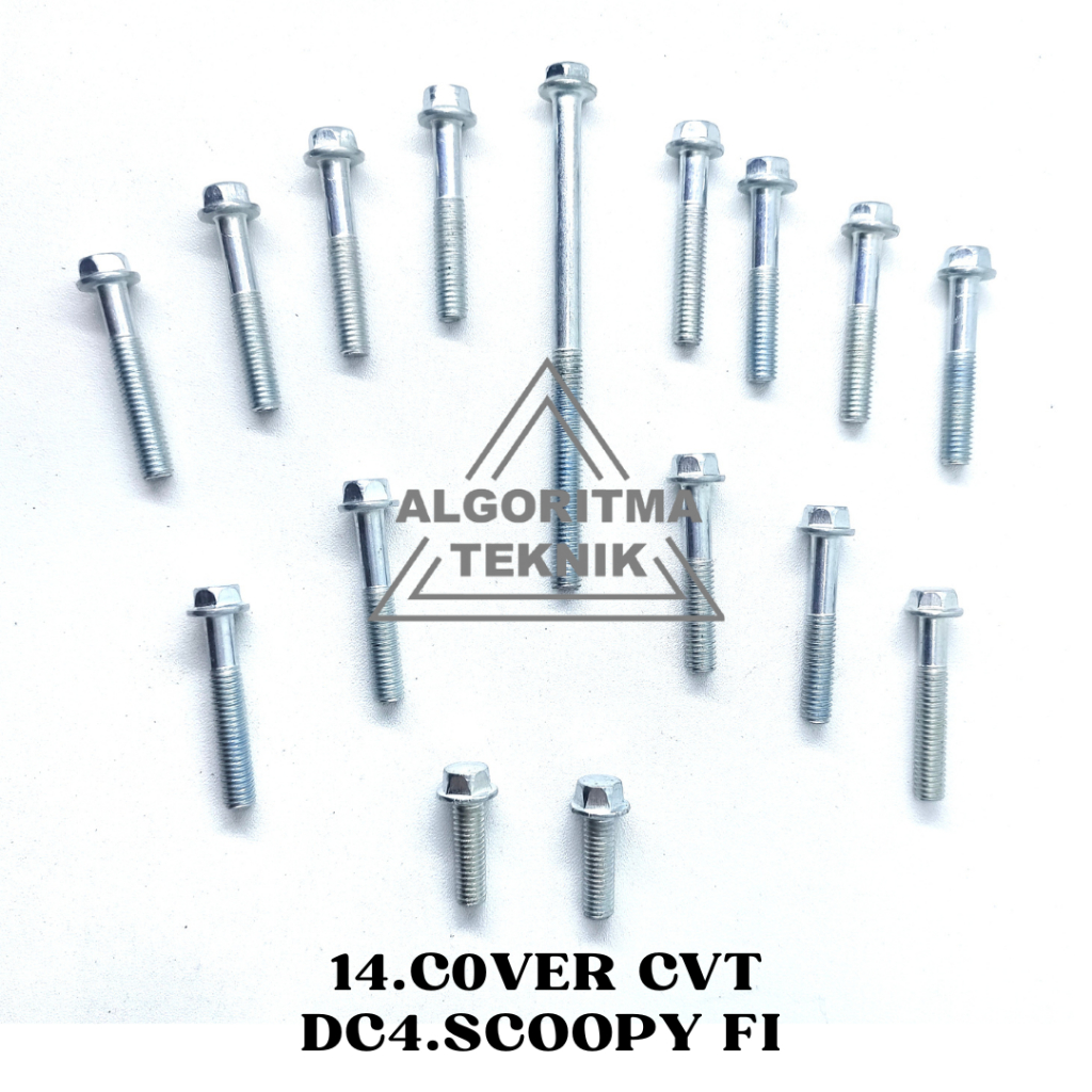 DC4-14 Baut CVT Honda Scoopy FI Full Set / Baud CVT Honda Scoopy Fi Full Set