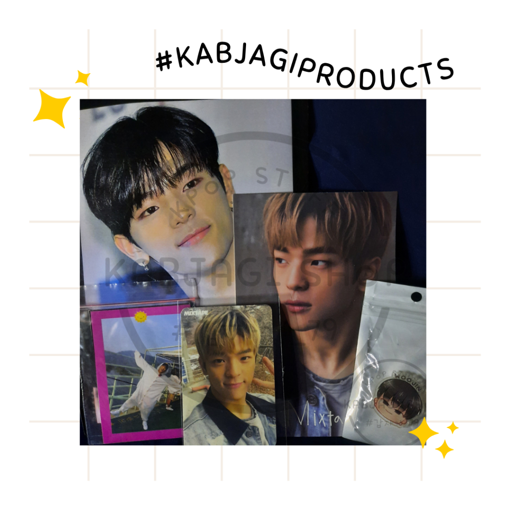 Kim Woojin Official PC Mixtape, Official Photocard Mixtape, Pin, Mini Poster x Fansite