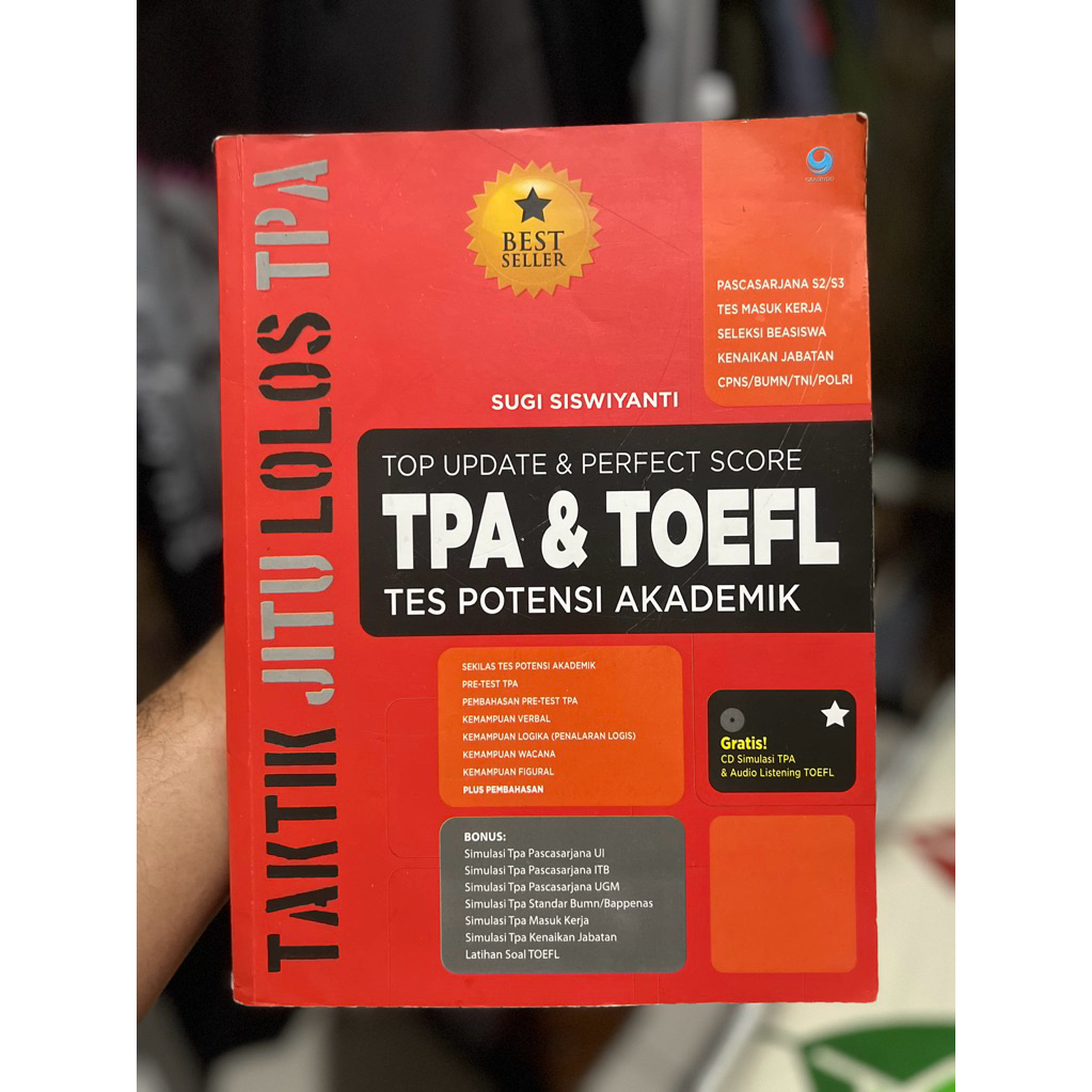 PRELOVED BUKU TPA TOEFL