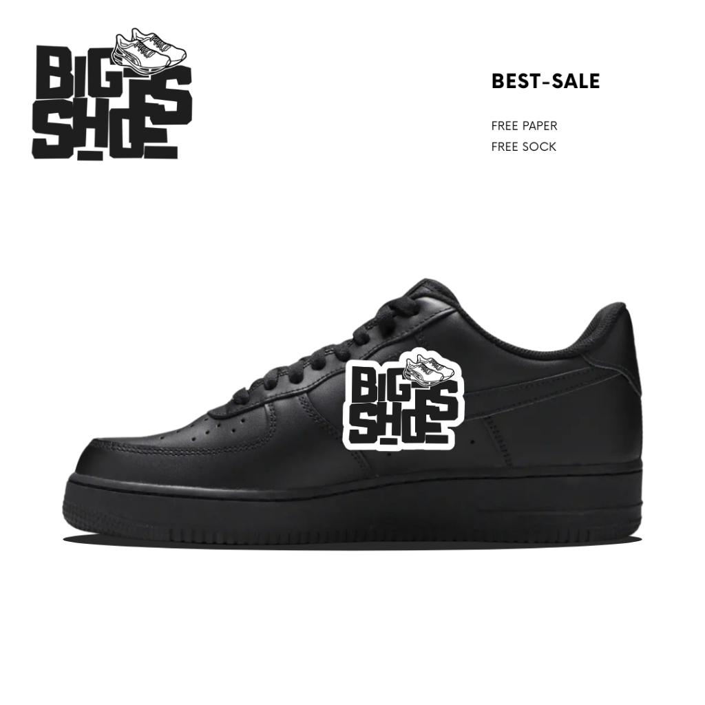 Sepatu AF 1 Low Triple Black - Bigshoes
