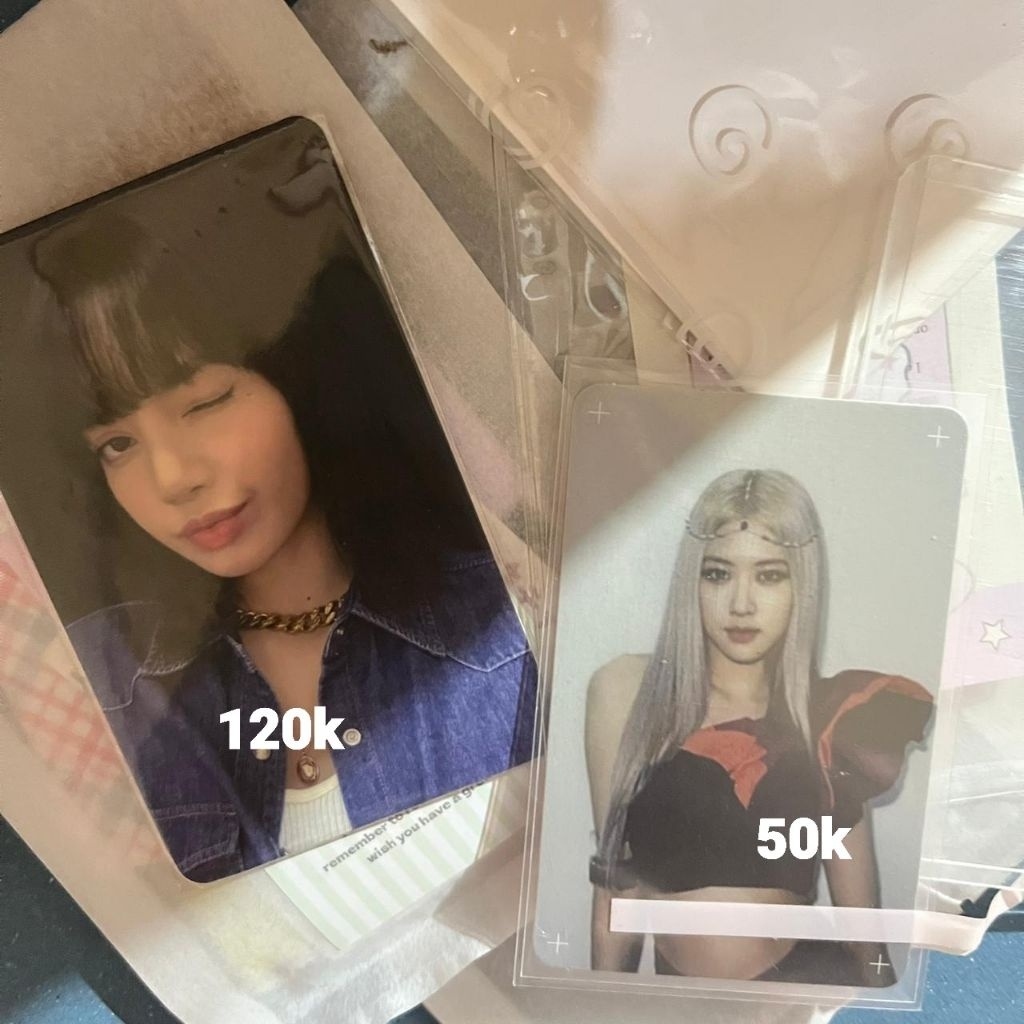 [BACA DESKRIPSI] PHOTOCARD BLACKPINK LISA ROSÉ ROSIE ALBUM HOW YOU LIKE THAT KTOWN4U POB