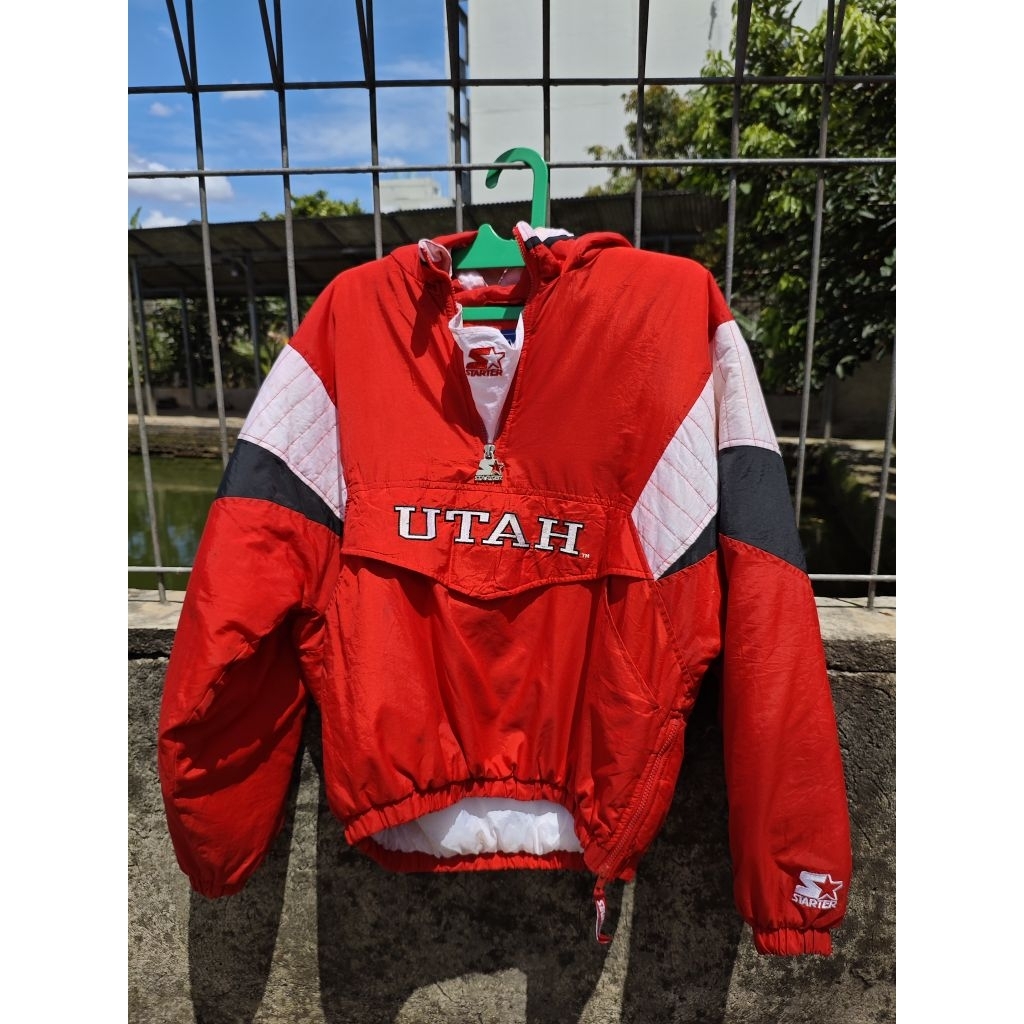 JACKET VINTAGE STARTER UTAH UTES UNIVERSITY