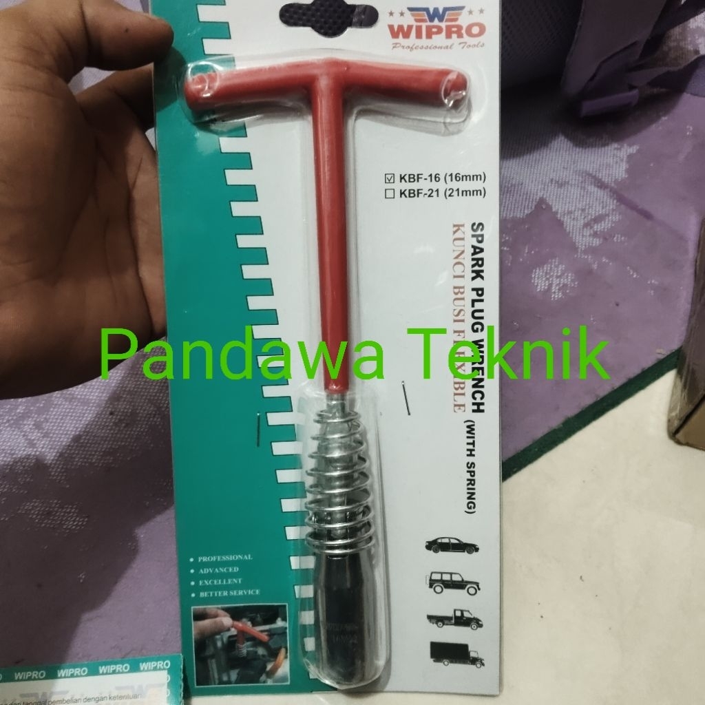 Kunci busi flexible wipro