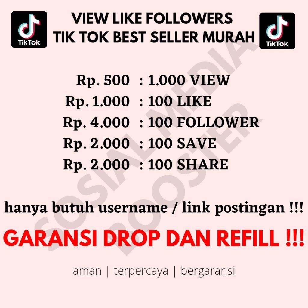 VIEW LIKE FOLLOWER TIKTOK