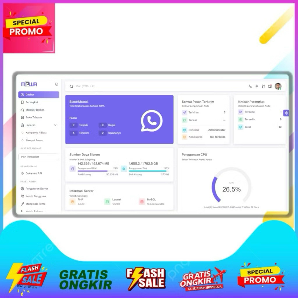 WA Gateway MPWA API WA