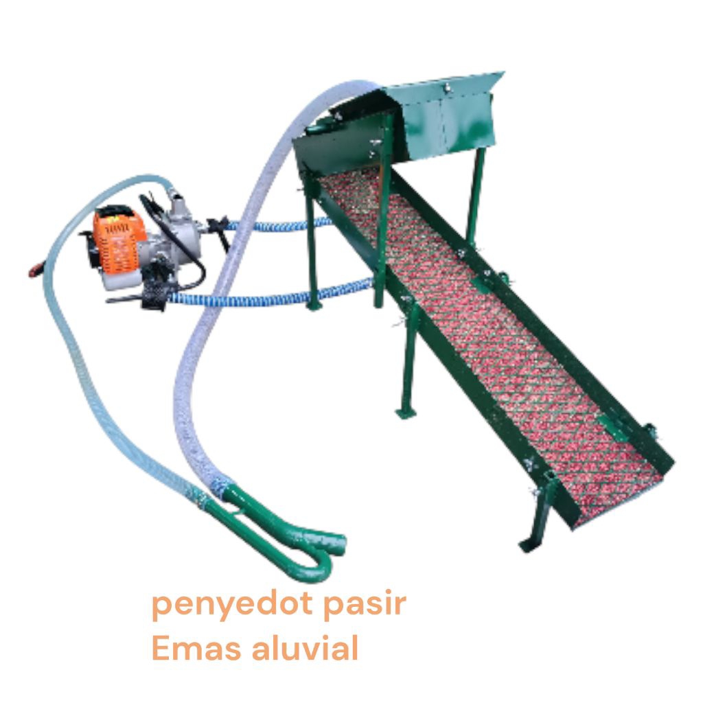 INDUKMAS Mesin Box Emas Dilengkapi Jet Penyedot Pasir Emas Mini 2in1 /Box Emas Mini Tambang Rakyat