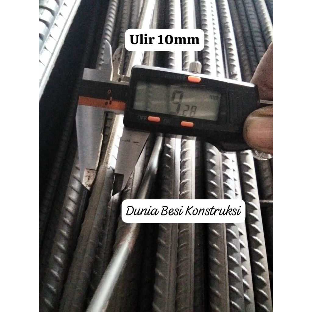 Besi Beton Ulir 10 mm ts280 / Besi Beton Ulir 10mm ts280