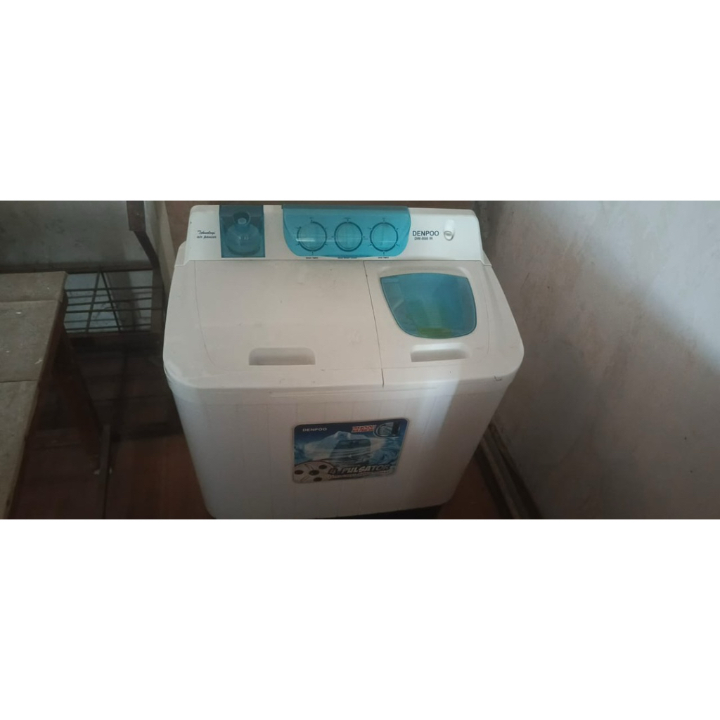 preloved cuci denpoo 8kg like New /mesin cuci bekas pakai hanya 1 bulan