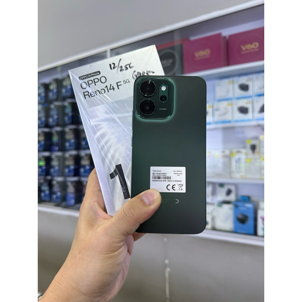Oppo Reno 14F 5G Ram 8/256GB Second Fullset Original Garansi Resmi