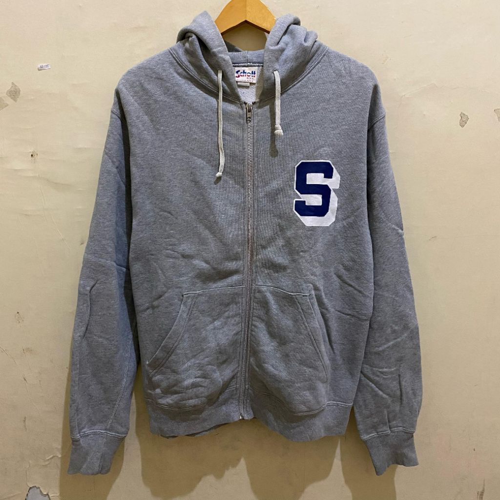 Schott bros schott Perfecto zipper hoodie original second Bekas murah, jual hoodie Zipper vintage or