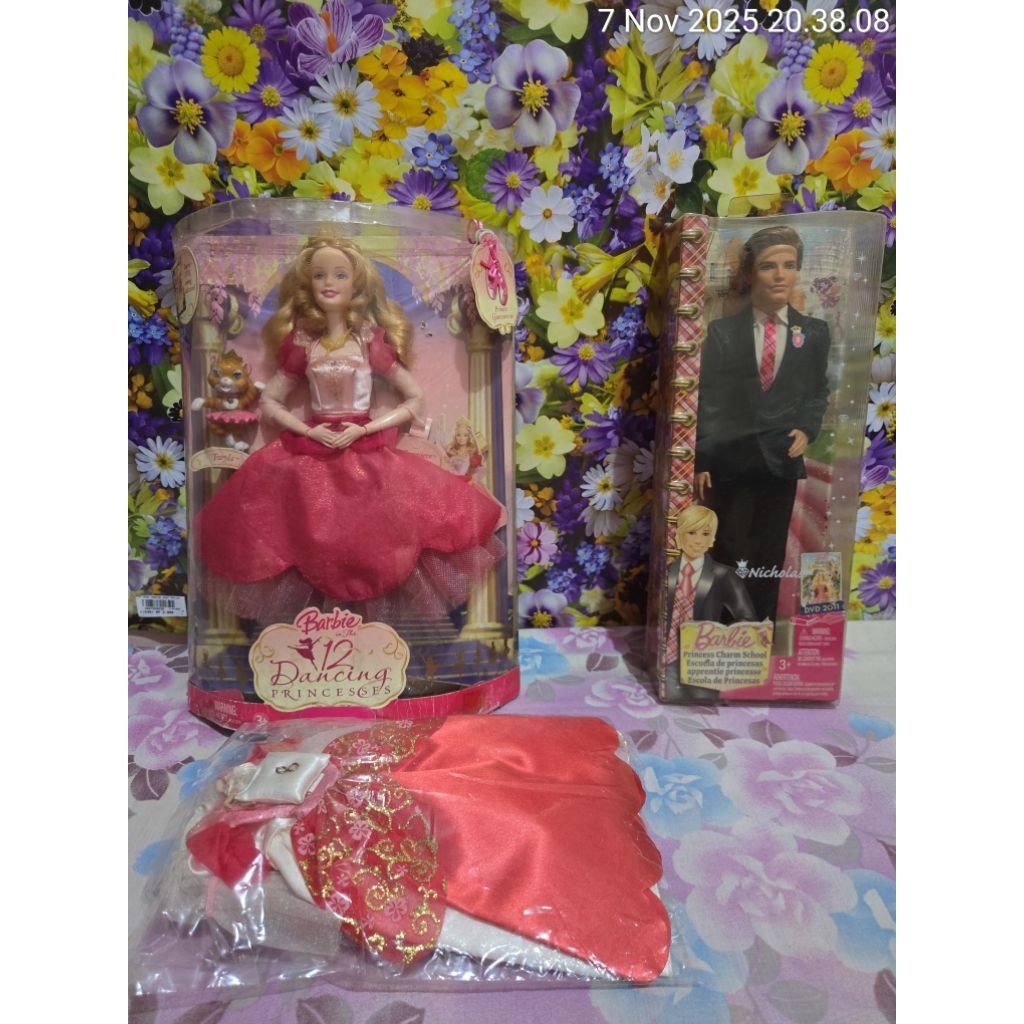 barbie genevieve dancing 12 princess prince charm school mattel doll