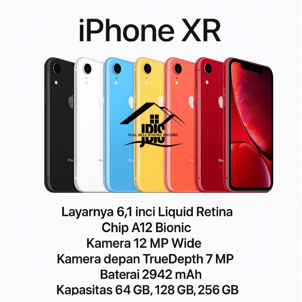 Iphone XR Inter All Operator | 64Gb | 128Gb | 256 Gb