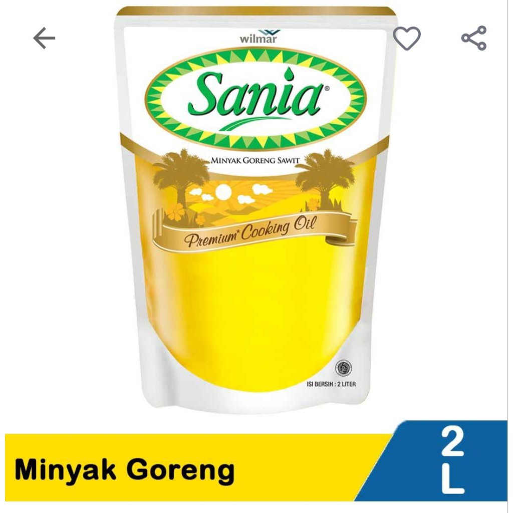 Sania minyak goreng 2000ml