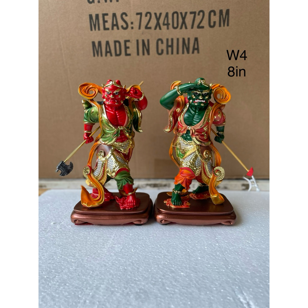 patung dewa pengawal maco / Qian Li Yan Sun Fong Er 8in fiber W4