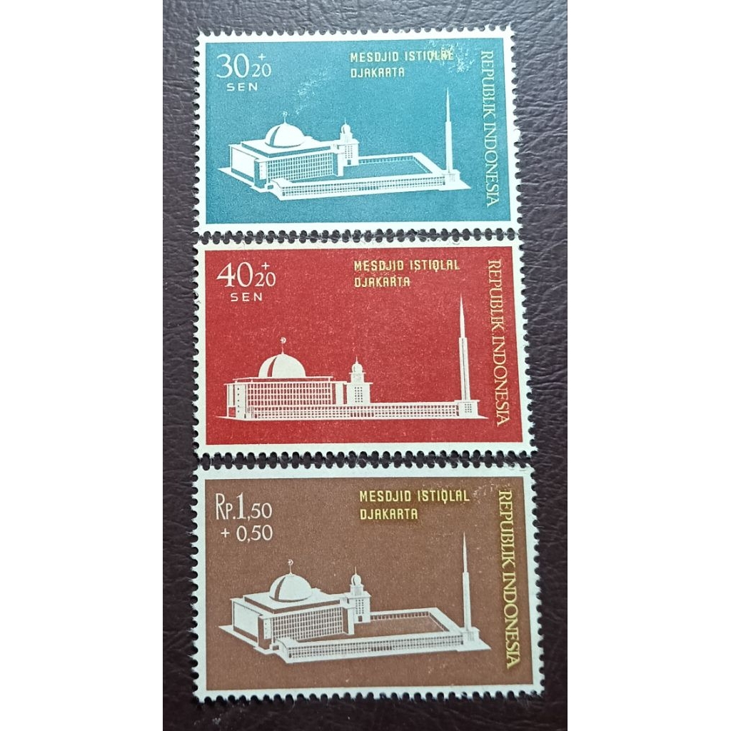 Prangko Jadul Indonesia Masjid Istiqlal 1962