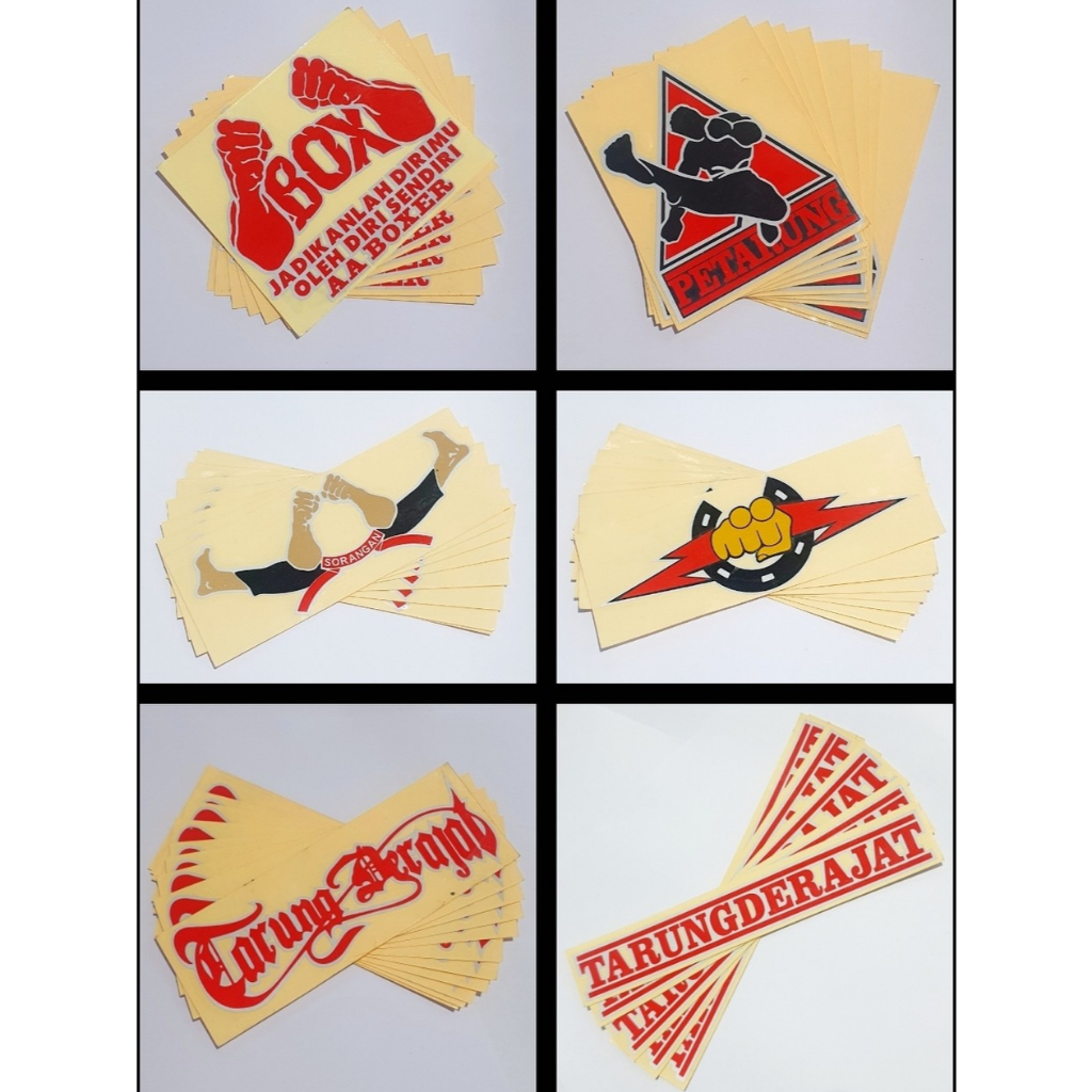 Sticker TARUNG DERAJAT