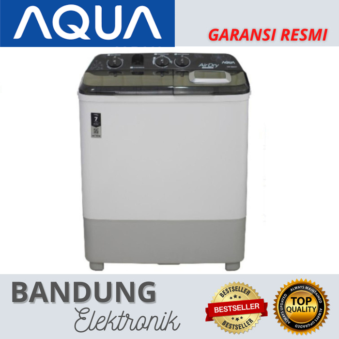 Mesin Cuci Aqua 2 Tabung Kapasitas 8 Kg Type QW860 QW 860