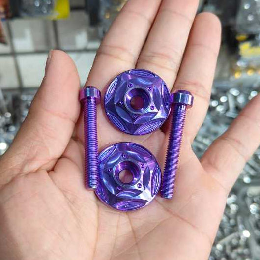 Jalu Titanium Jalu Stang / Bandul Stang Titanium Kualitas Model Tipis Star original Titanium Vietnam