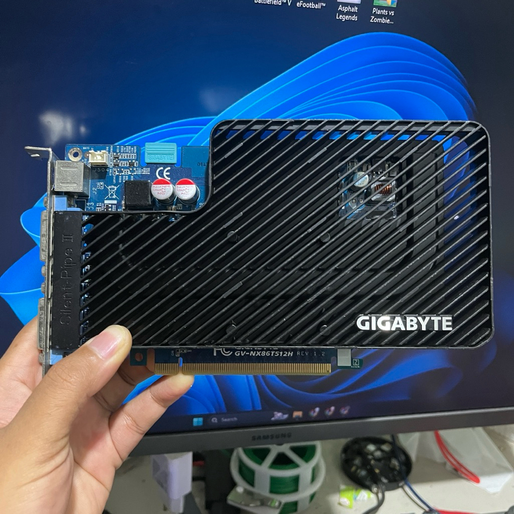 VGA GIGABYTE NVIDIA GEFORCE 8600 GT 512MB 128BIT DDR2