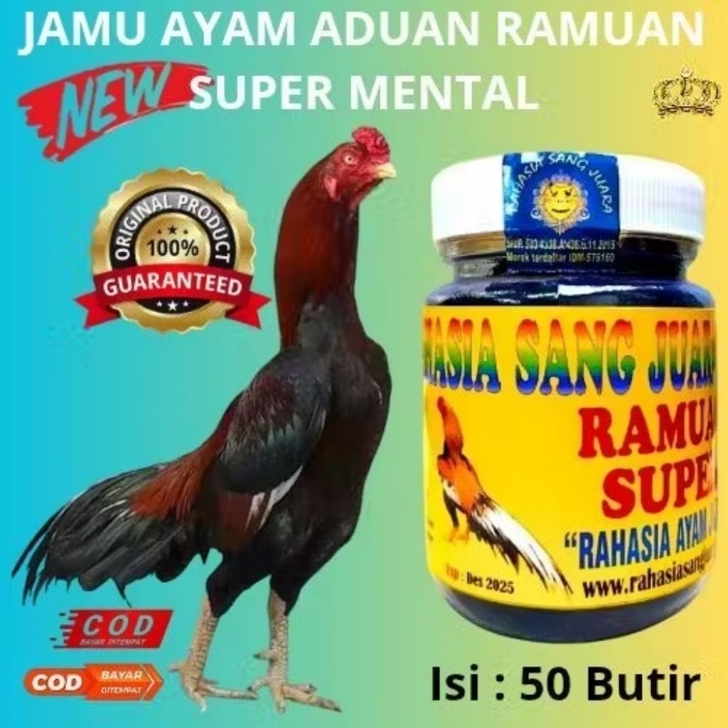 RSJ RAMUAN SUPER AYAM ADUAN DOPING JAMU AYAM PETARUNG BANGKOK