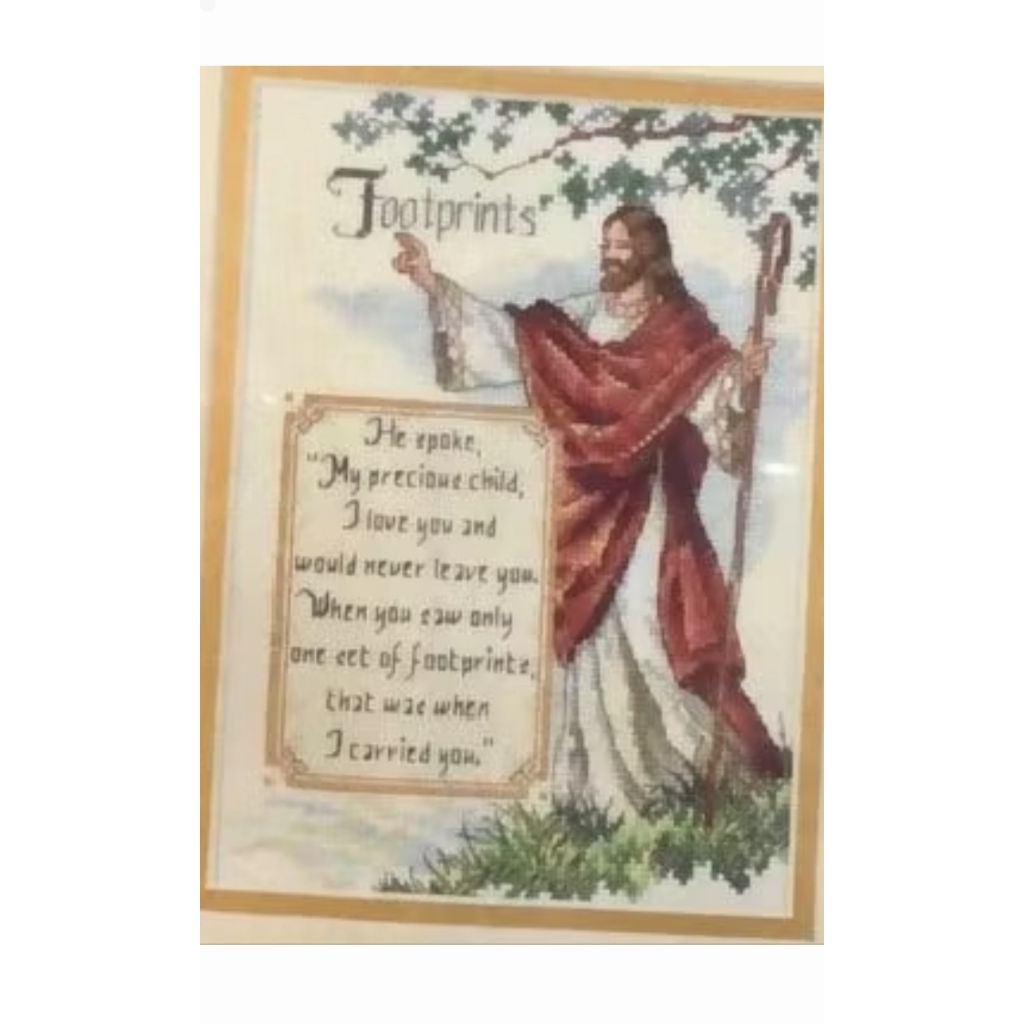 pola kristik yesus tanpa kain dan benang