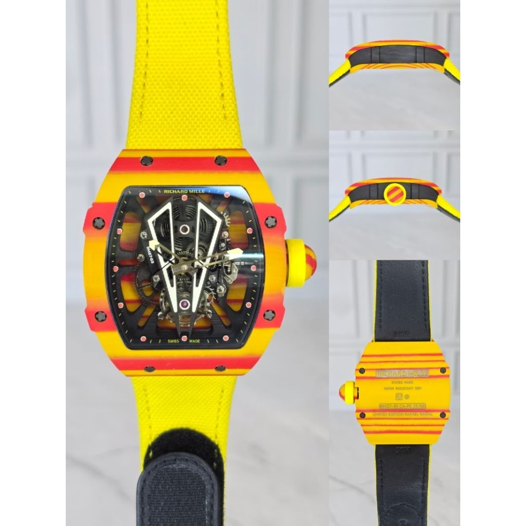 Jam Tangan RM 27-03 Rafael Nadal Tourbillon Clone 1:1 Sapphire