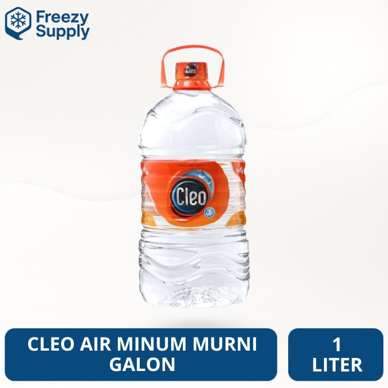 Cleo Air Minum Murni 1 Liter Galon Kecil Freezy