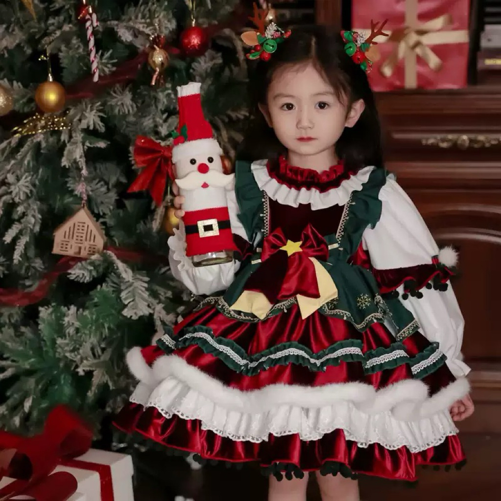 CHRISTMAS DRESS LOLITA DRESS NATAL ANAK LOLITA