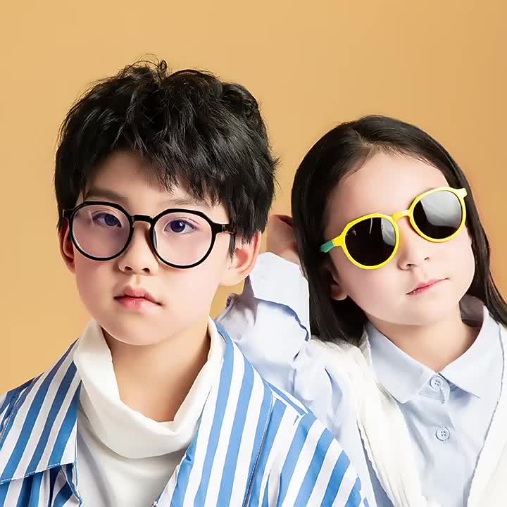 kacamata optik anak-anak anti radiasi bluray bluelight elastis bahan silikon plastik optik Medan E3