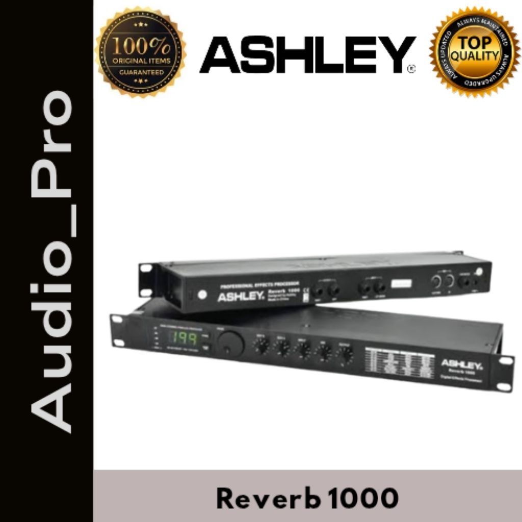 EFEK VOKAL ASHLEY REVERB 1000 ORIGINAL BY ASHLEY