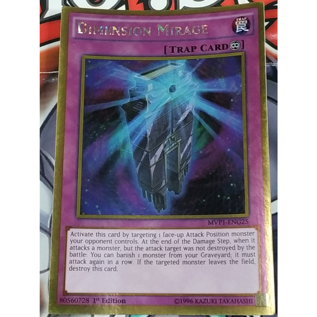 Dimension Mirage - MVP1-ENG25 - Gold Rare - Trap Card - YuGiOh Trading Card Game