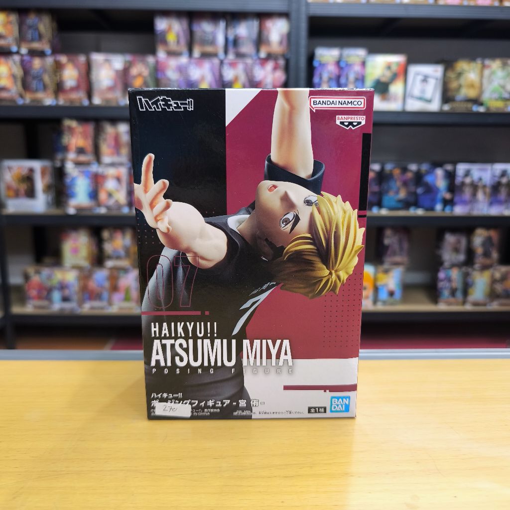Figure Haikyuu Posing Figure Atsumu Miya ORI MIB JAPVER