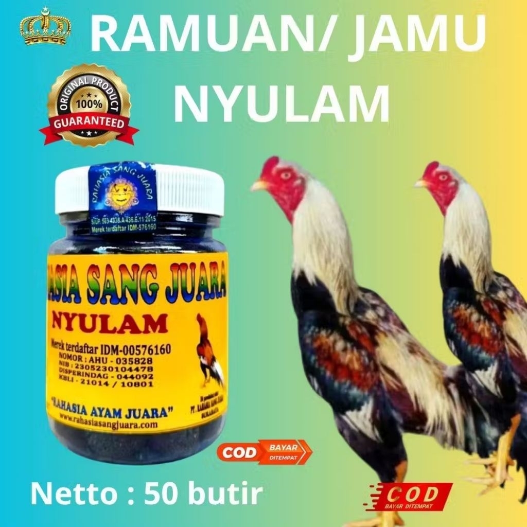 RSJ JAMU VITAMIN NGURAK NYULAM MABUNG AYAM