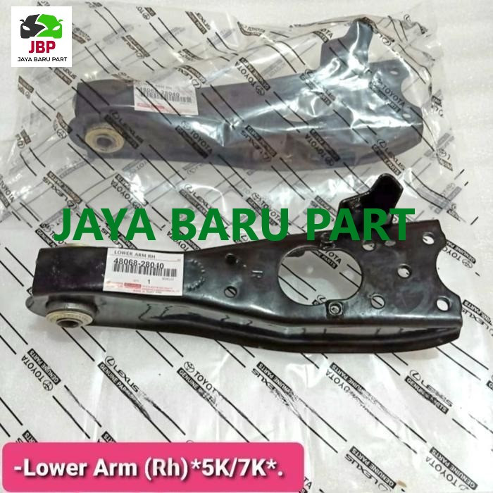 LOWER ARM ASSY - LOW ARM - SAYAP BAWAH DEPAN KIJANG 5K 7K KAPSUL ORIGINAL 1PC 48068-28040