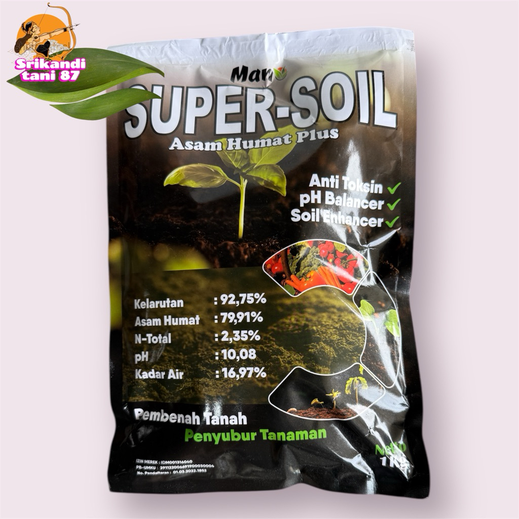 Asam Humat Plus SUPER SOIL 1KG