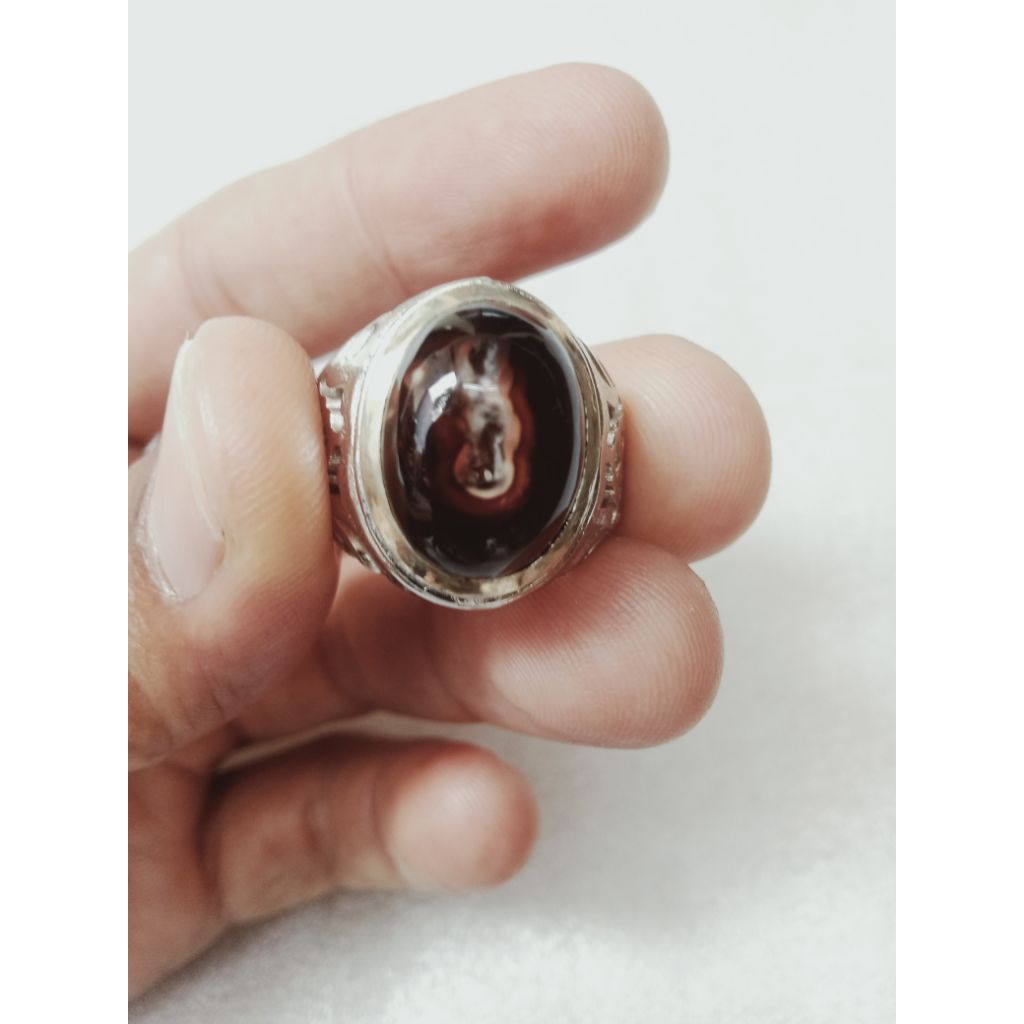 batu akik yaman wulung double combong dimensi kantoran